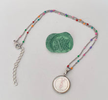 Charger l'image dans la galerie, Collier upcyclé multicolor YSL