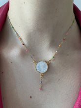 Charger l'image dans la galerie, Collier upcyclé trio rose pâle YSL