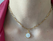 Charger l'image dans la galerie, Choker upcyclé nacre Louis Vuitton