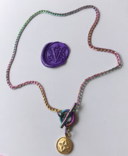 Charger l'image dans la galerie, Choker upcyclé multicolor Louis Vuitton