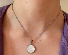 Charger l'image dans la galerie, Collier upcyclé multicolor YSL