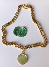 Charger l'image dans la galerie, Choker upcyclé green YSL