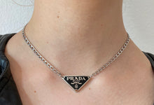 Load image into Gallery viewer, Choker upcyclé black Prada