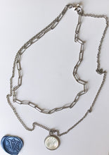 Charger l'image dans la galerie, Collier upcyclé double YSL