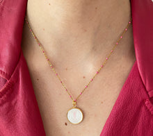 Carica l'immagine nel visualizzatore di Gallery, Collier upcyclé rose poudre YSL