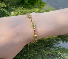 Carica l'immagine nel visualizzatore di Gallery, Set collier et bracelet upcyclé prairie Céline
