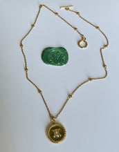 Carica l'immagine nel visualizzatore di Gallery, Set collier et bracelet upcyclé prairie Céline