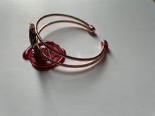 Load image into Gallery viewer, Bracelet manchette upcyclé marin YSL