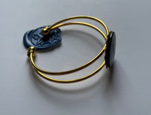 Load image into Gallery viewer, Bracelet manchette upcyclé midsummer night's dream YSL