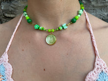 Charger l'image dans la galerie, Choker upcyclé green apple YSL
