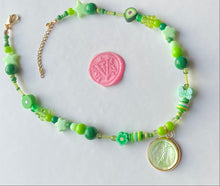 Charger l'image dans la galerie, Choker upcyclé green apple YSL