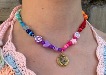 Carica l'immagine nel visualizzatore di Gallery, Choker upcyclé rainbow's traveler Gucci