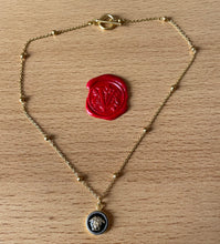 Charger l'image dans la galerie, Choker upcyclé dark medusa Versace