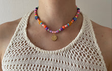 Charger l'image dans la galerie, Choker upcyclé medium sunshine multicolor Louis Vuitton