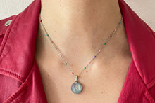 Charger l'image dans la galerie, Collier upcyclé colorful nacre YSL