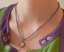 Load image into Gallery viewer, Collier upcyclé petits perles multicolor Louis Vuitton